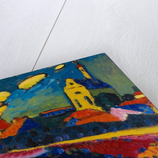 Study for Murnau, Landscape with Church, 1909 by Wassily Kandinsky