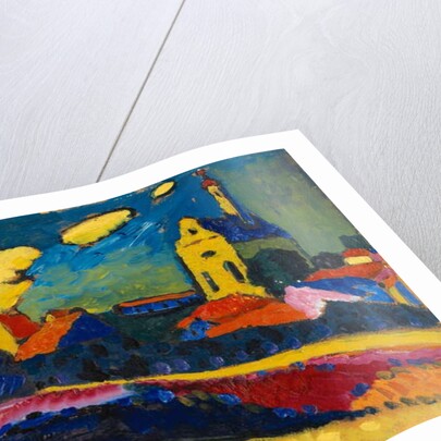 Study for Murnau, Landscape with Church, 1909 by Wassily Kandinsky