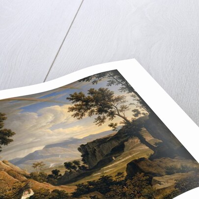 Landscape near Olevano with Rainbow, 1823-24 by Joseph Anton Koch