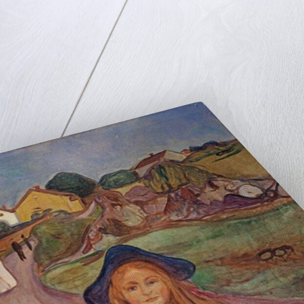 Road in Aasgaardstrand, 1901 by Edvard Munch