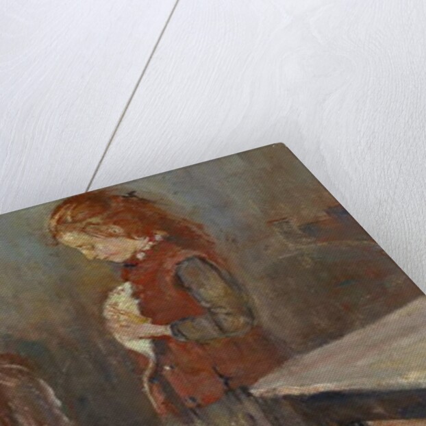 Redhaired Girl with White Rat, 1886 by Edvard Munch