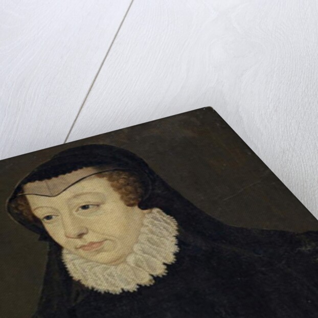 Catherine of Medici, Queen of France, as Widow by Francois Clouet
