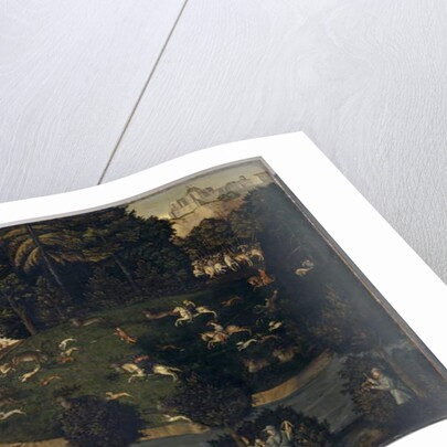 Deer Hunt of Frederick The Wise with the Emperor Maximilian I, c.1600 by Lucas the Elder (after) Cranach