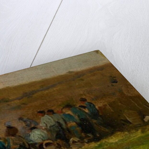 Farmers Harvesting Potatoes by Charles Francois Daubigny