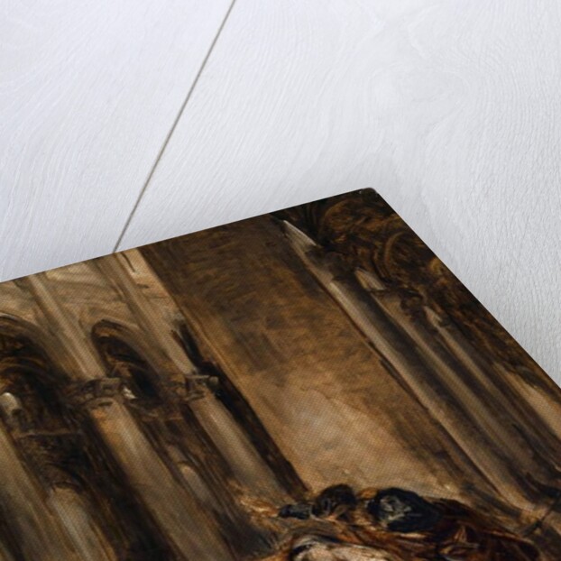 Gretchen in the Cathedral, c.1850 by Ferdinand Victor Eugene Delacroix