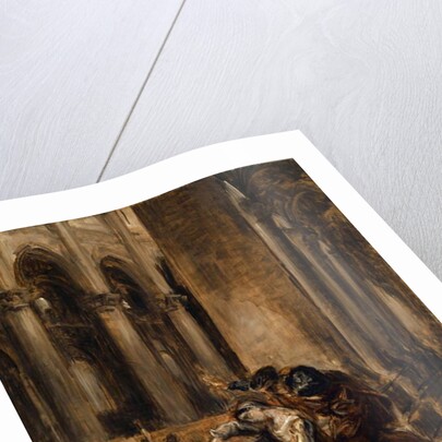 Gretchen in the Cathedral, c.1850 by Ferdinand Victor Eugene Delacroix