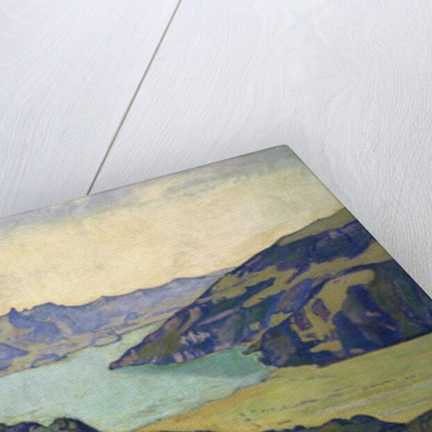 View of the Lake of Thun from Breitlauenen, 1906 by Ferdinand Hodler