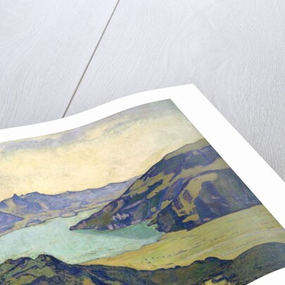 View of the Lake of Thun from Breitlauenen, 1906 by Ferdinand Hodler