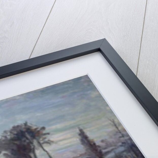 Snowy Landscape near l'Hermitage, 1875 by Camille Pissarro