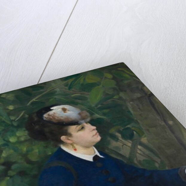 Woman in a Garden, 1868 by Pierre Auguste Renoir