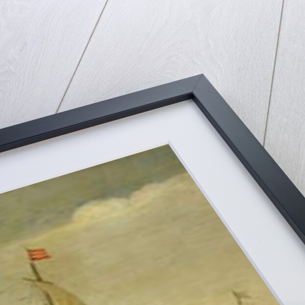 Dutch Three-Masted and Other Ships Offshore by Hendrick Cornelisz Vroom