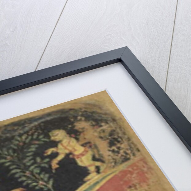 Krishna Overturning the Cart, anonymous, c. 1520-30 by Anonymous Anonymous