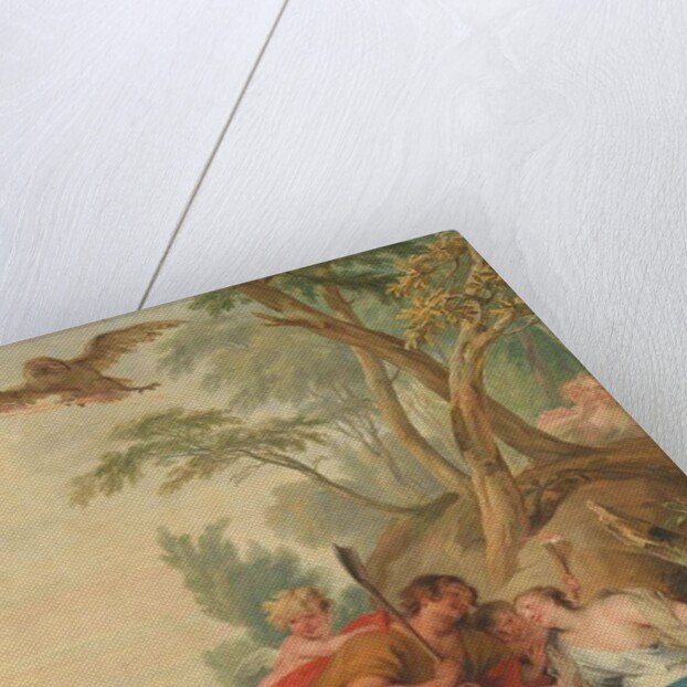 Jupiter, Disguised as a Shepherd, Seducing Mnemosyne, the Goddess of Memory, 1727 by Jacob de Wit