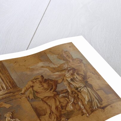 The Expulsion of Hagar, c.1640 by Giovanni Benedetto Castiglione