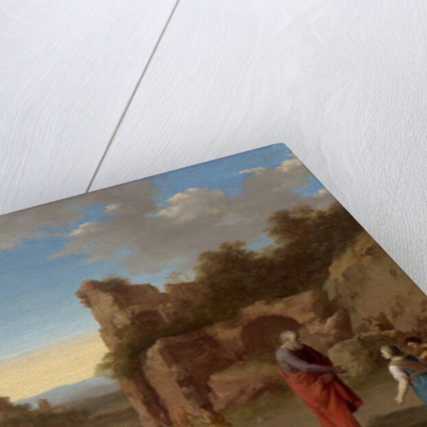 The Prophet Elijah and the Widow of Zarephath, c.1630 by Cornelis van Poelenburgh or Poelenburch