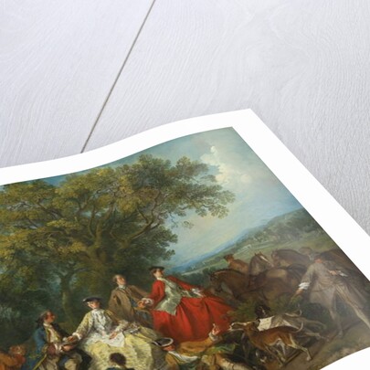 Picnic after the Hunt, c.1735-40 by Nicolas Lancret