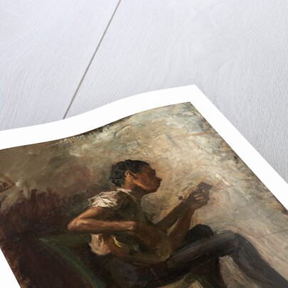 Study for 'Negro Boy Dancing': The Banjo Player, c.1877 by Thomas Cowperthwait Eakins