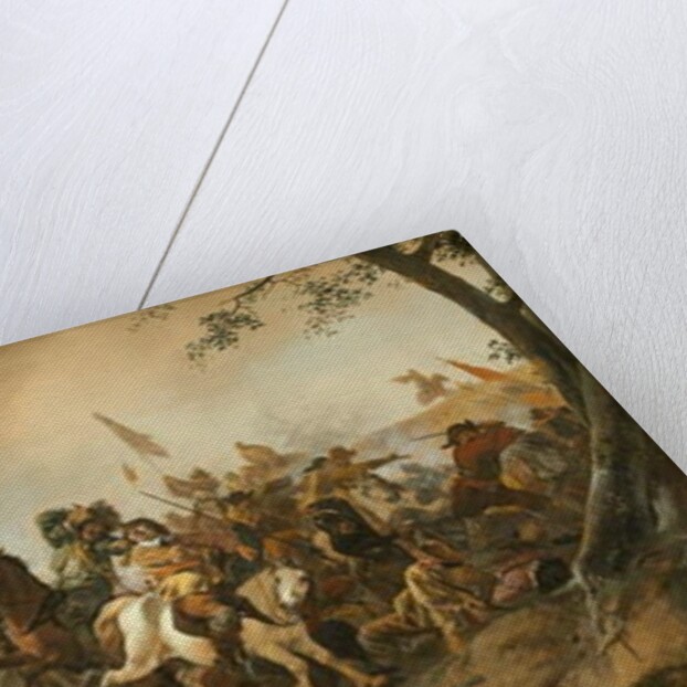Battle Scene, c.1645-6 by Philips Wouwermans or Wouwerman