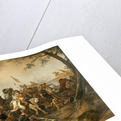 Battle Scene, c.1645-6 by Philips Wouwermans or Wouwerman