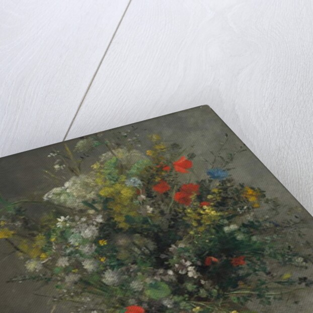 Flowers in a Vase, c.1866 by Pierre Auguste Renoir