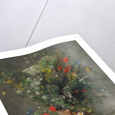 Flowers in a Vase, c.1866 by Pierre Auguste Renoir