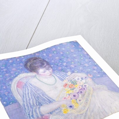 The Basket of Flowers, c.1913-17 by Frederick Carl Frieseke