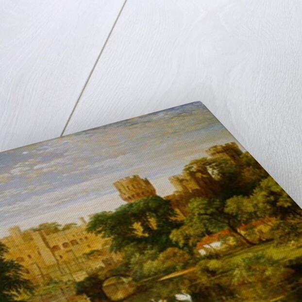 Warwick Castle, England, 1857 by Jasper Francis Cropsey