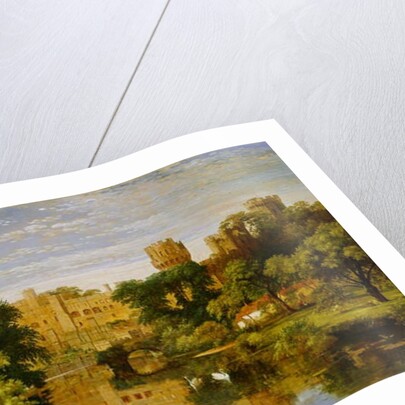 Warwick Castle, England, 1857 by Jasper Francis Cropsey