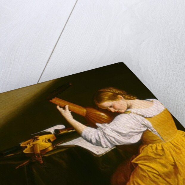 The Lute Player, c.1612-20 by Orazio Gentileschi