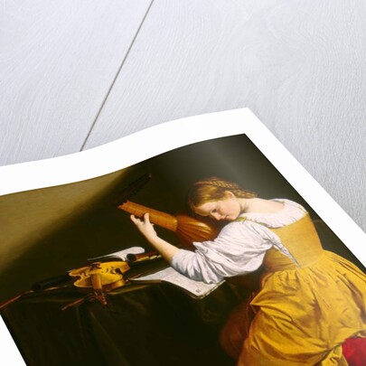 The Lute Player, c.1612-20 by Orazio Gentileschi