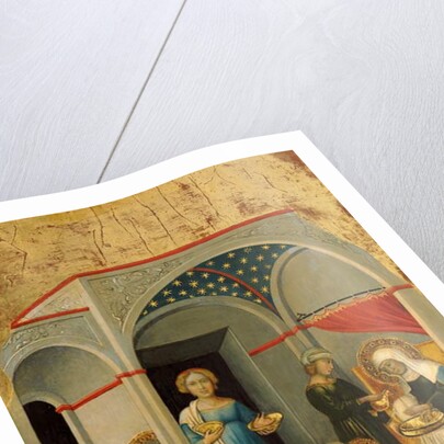 The Nativity of the Virgin, c.1400-5 by Andrea di Bartolo