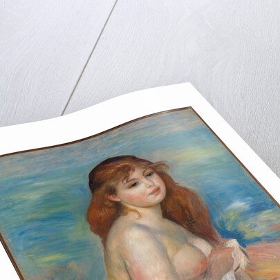 The Blonde Bather, c.1883 by Pierre Auguste Renoir