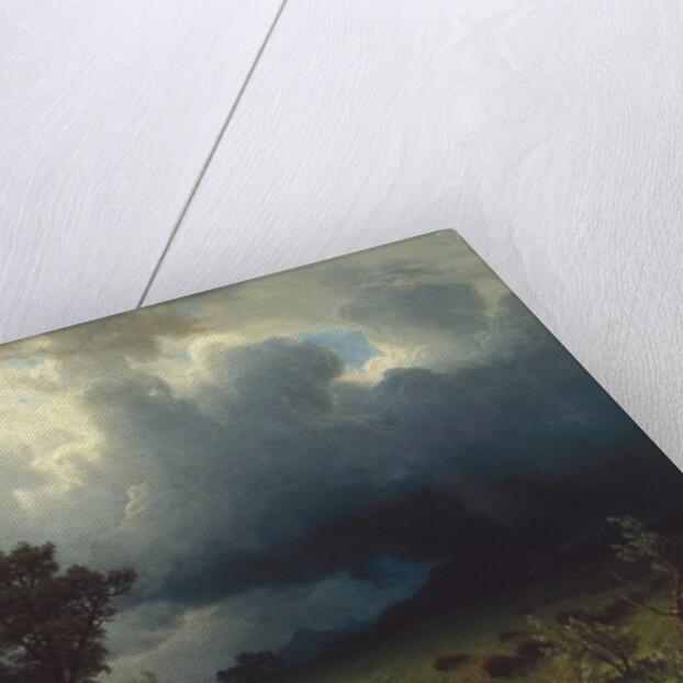 Buffalo Trail: The Impending Storm, 1869 by Albert Bierstadt