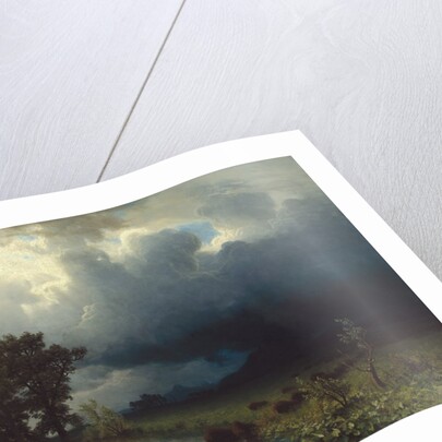 Buffalo Trail: The Impending Storm, 1869 by Albert Bierstadt