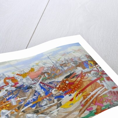 The Turmoil of Conflict, from Joan of Arc Series D, c.1905-11 by Louis Maurice Boutet de Monvel