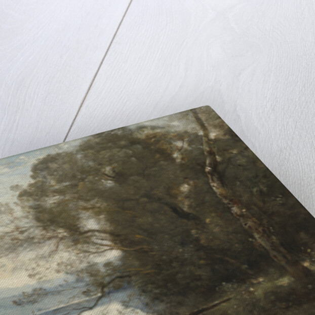 The Moored Boatman: Souvenir of an Italian Lake, 1861 by Jean Baptiste Camille Corot