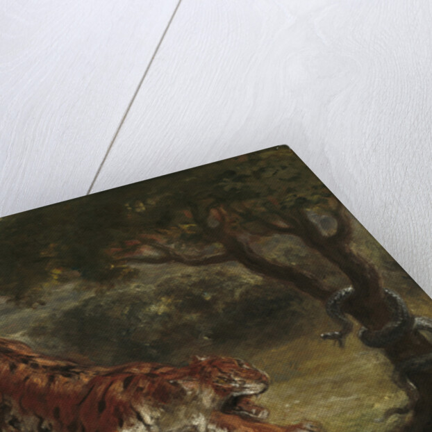 Tiger and Snake, 1862 by Ferdinand Victor Eugene Delacroix