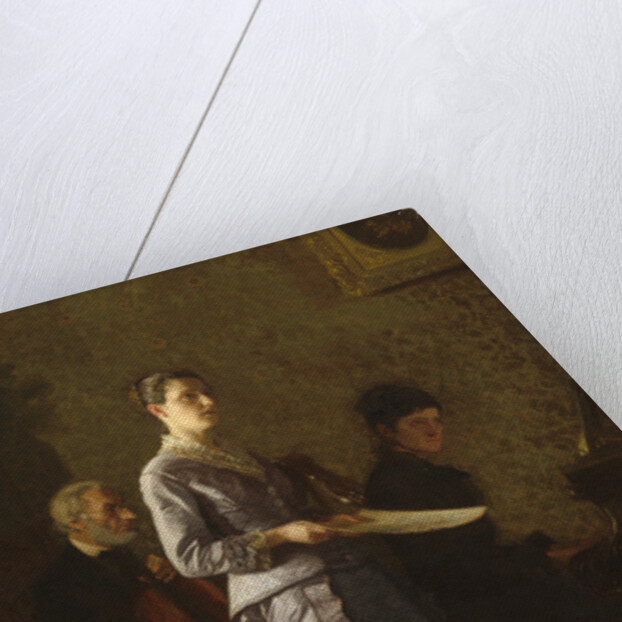 Singing a Pathetic Song, 1881 by Thomas Cowperthwait Eakins