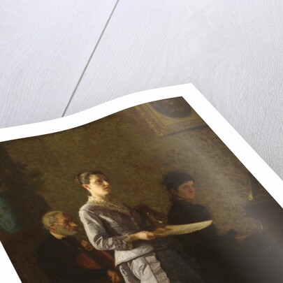 Singing a Pathetic Song, 1881 by Thomas Cowperthwait Eakins