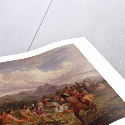 Ball Playing Among the Sioux Indians, 1851 by Captain Seth Eastman