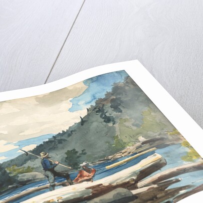 Hudson River - Logging, 1892 by Winslow Homer