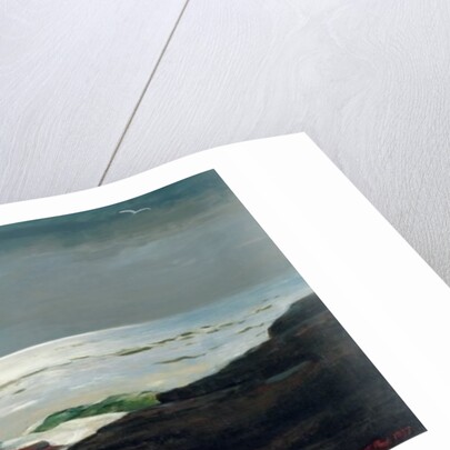 A Light on the Sea, 1897 by Winslow Homer