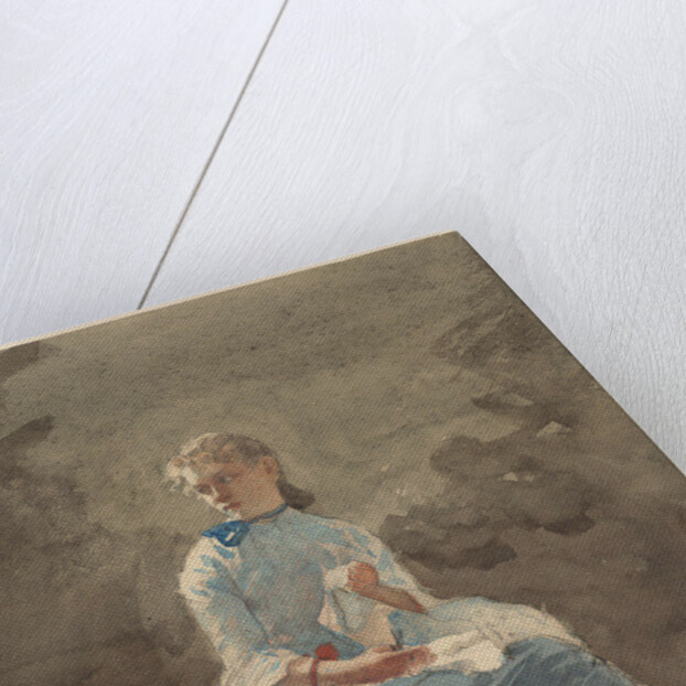 Woman Sewing, 1878-9 by Winslow Homer