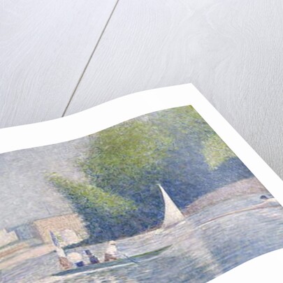 Bathers at Asnières, 1884 by Georges Pierre Seurat