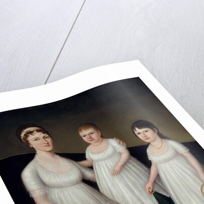 Grace Allison McCurdy and her Daughters, Mary Jane and Letitia Grace, c.1806 by Joshua Johnson