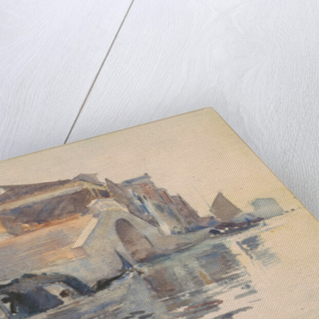 Canal Scene, Ponte Panada, Fondamenta Nuove, Venice, c.1880-82 by John Singer Sargent