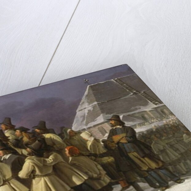 King Gustav Vasa of Sweden Addressing Men from Dalarna in Mora in 1520, 1836 by Johan Gustaf Sandberg