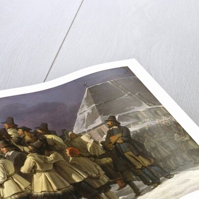 King Gustav Vasa of Sweden Addressing Men from Dalarna in Mora in 1520, 1836 by Johan Gustaf Sandberg