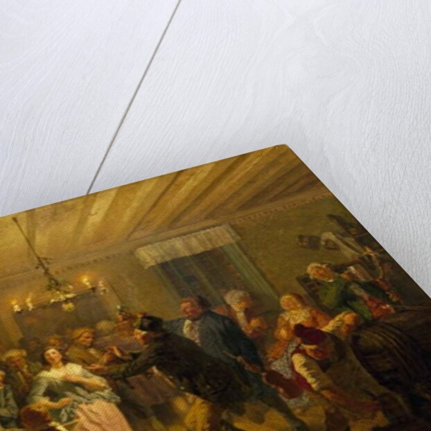 The Concert at Tre Byttor, 1860 by Josef Wilhelm Wallander