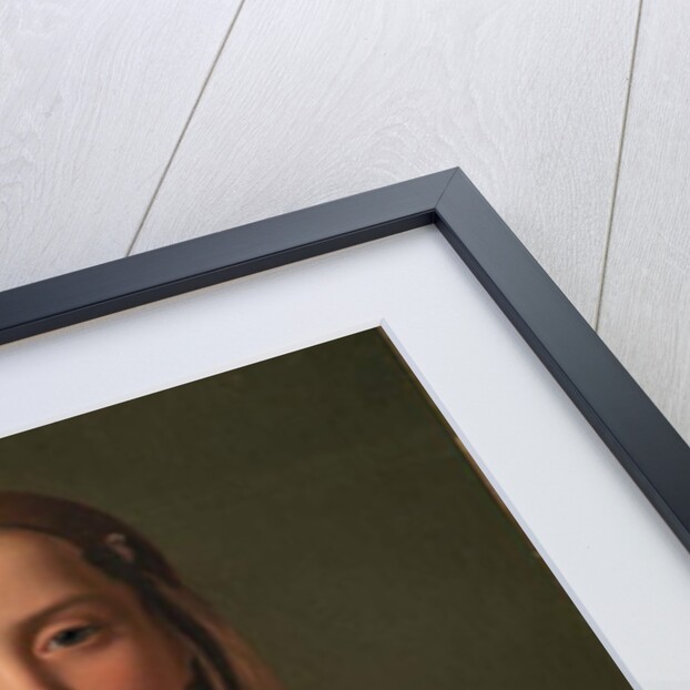 Portrait of a Little Girl, Elise Købke, with a Cup in front of her, 1850 by Constantin Hansen